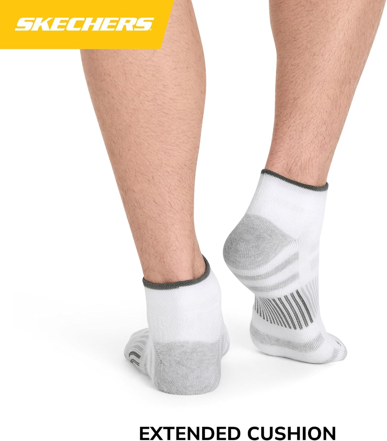 Skechers Men's Work Collection Quarter Crew Socks (8-Pack) - Image 4