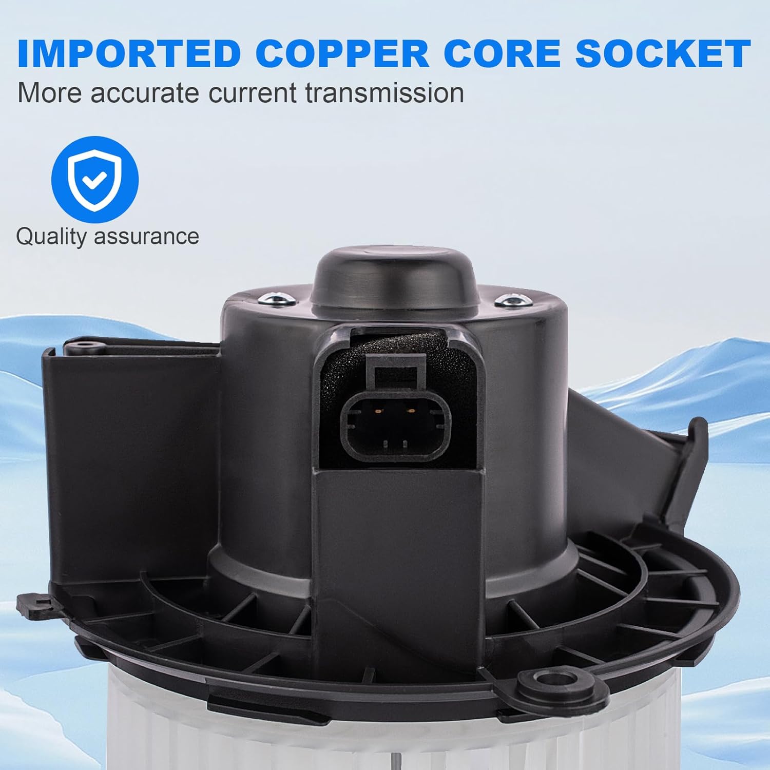 HVAC Blower Motor Assembly 700236 22810567 Compatible with Buick Enclave, for Silverado Traverse, for GMC Acadia Sierra, for Saturn Outlook AC Heater Blower Motor Replacement