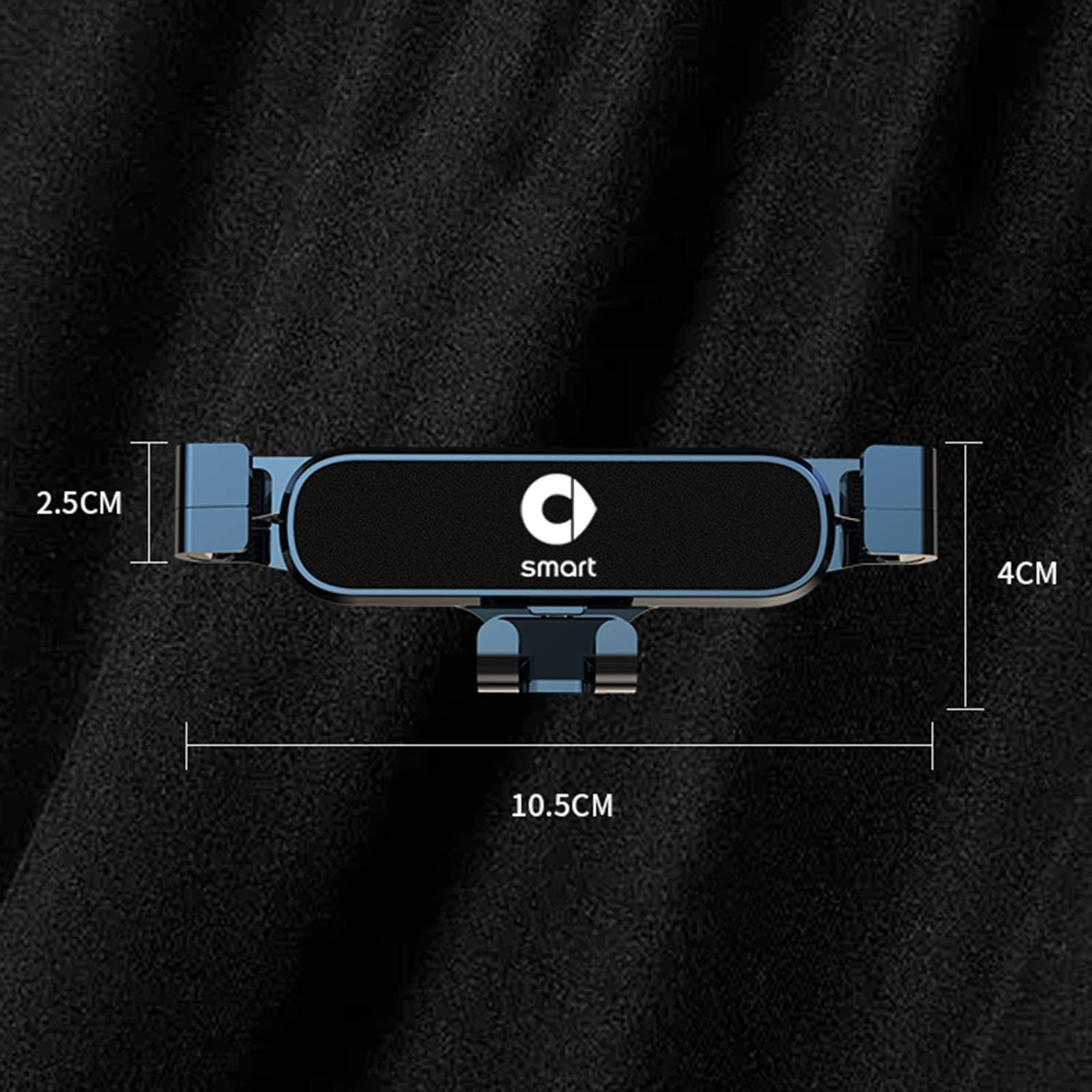 Soporte Movil Coche para Smart 2022, 360° Rotación Ajustable Flexible Multifunción Porta Movil Coche, Súper Estable Sujeción Movil Coche,B Blue