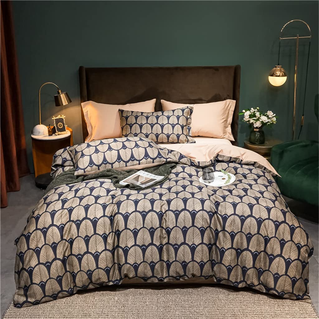 Parure de lit géométrique en coton pour transformer votre chambre en cocon cosy