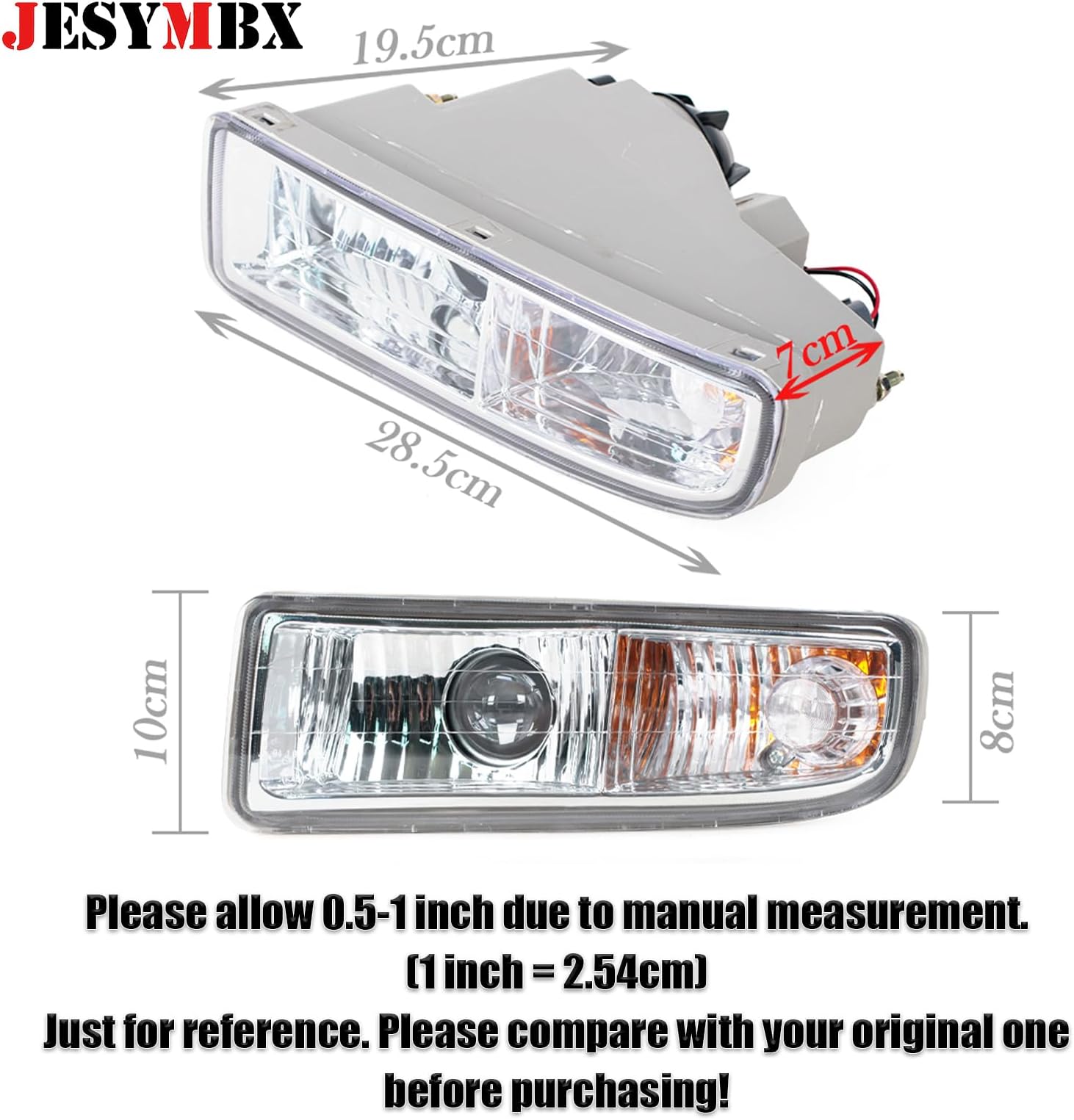 For LEXUS LX470 1998-2007 Fog Light Front Bumper Driving Lamp Headlight White Right
