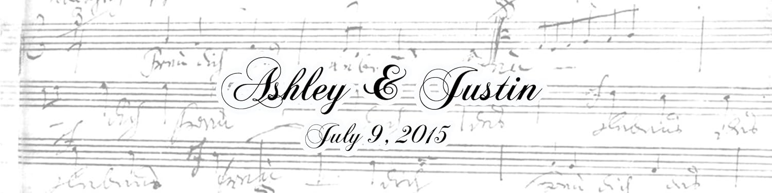 100 Vintage Notes Music theme lover Wedding Birthday Party Water Bottle Labels 8"x2"