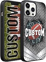 Vista 5 de Funda personalizada de fútbol para iPhone 16/15/14/13/12/11 Pro Max para Samsung S25/S24/S23/S22/S21/S20 FE/Plus/Ultra/A16/A15/A14/A54/A53/Moto G