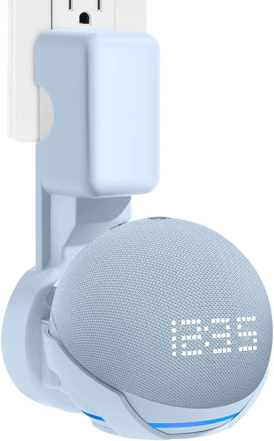 Echo Dot Stand Wall Mount with Cable Management, Alexa Stand Wall Mount Alexa Echo Dot Holder for Alexa Echo Dot 4th/5th Generation, Echo Dot Stand Alexa Echo Dot Accessories (Only Holder)