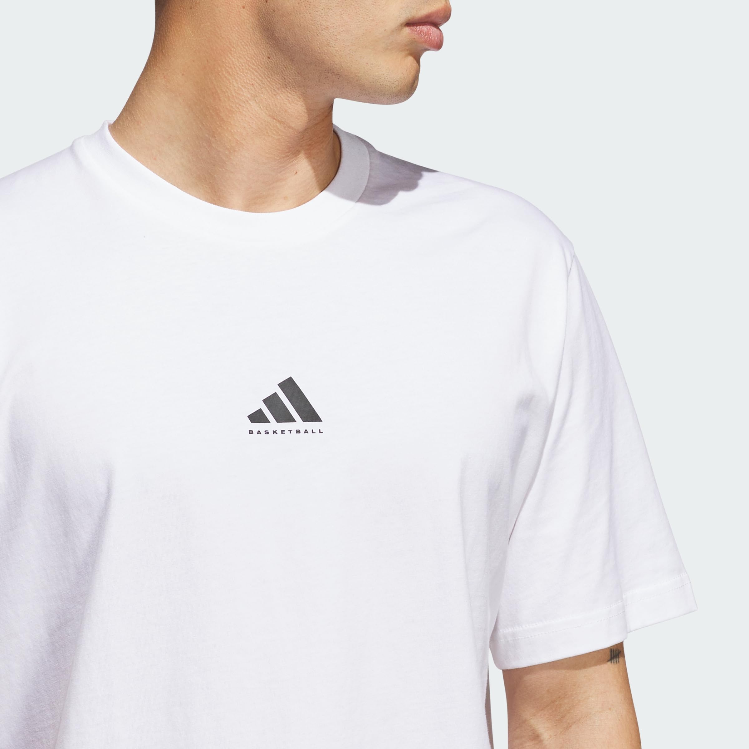 adidas Męski t-shirt z grafiką do koszykówki