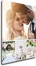 GP TONER Your Personalised Photo on Canvas Collage Own Photo Gifts Pattern Art Print Photo Deco Mural with Your Photos 20 x 30 cm