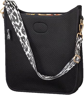 Crossbody Neoprene Messenger Bag with Adjustable Guitar Strap