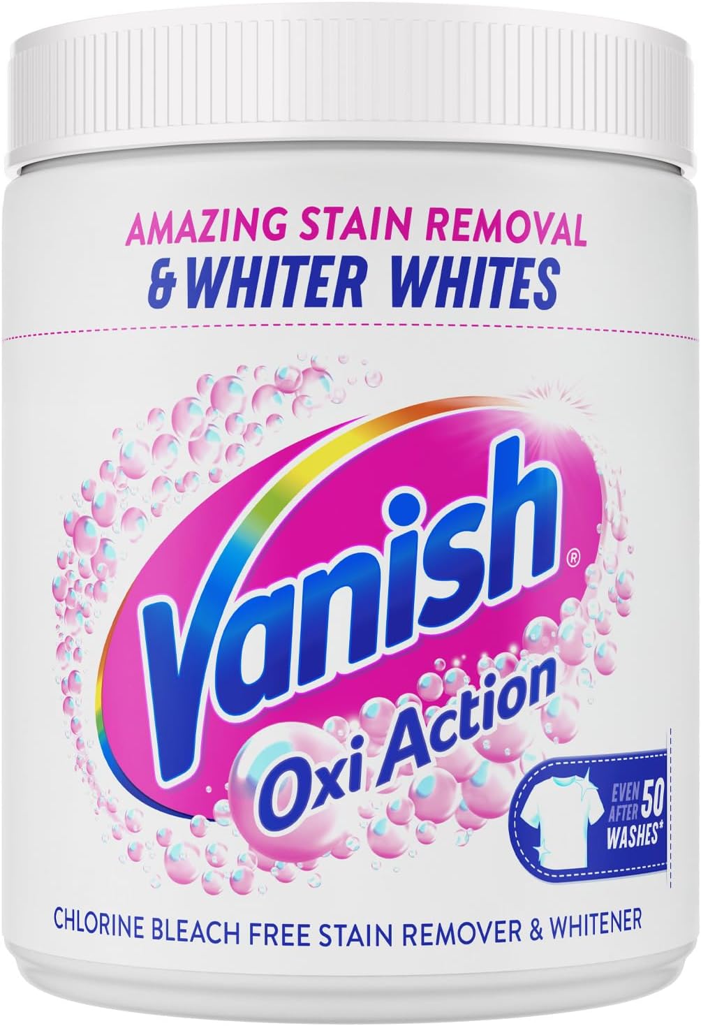 Oxi Action Laundry Whitener and Stain Remover Powder, 1kg, For Whites
