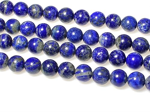 Miniatura 5 de MJDCB - Cuentas para hacer joyas, distintas piedras preciosas disponibles, lapis lazuli, 4mm