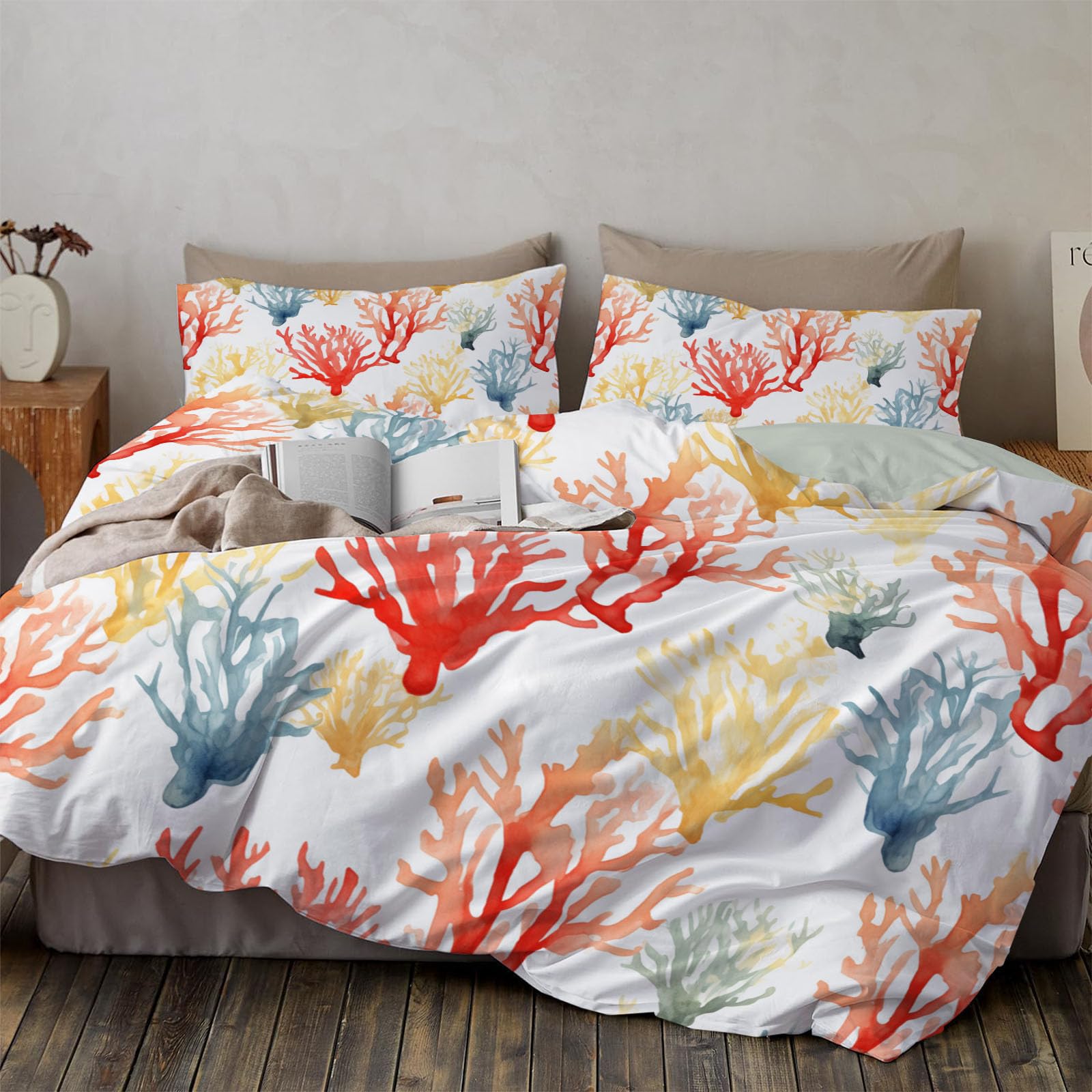 Parure de lit 140x200 adulte blanche avec housse de couette microfibre fermeture éclair