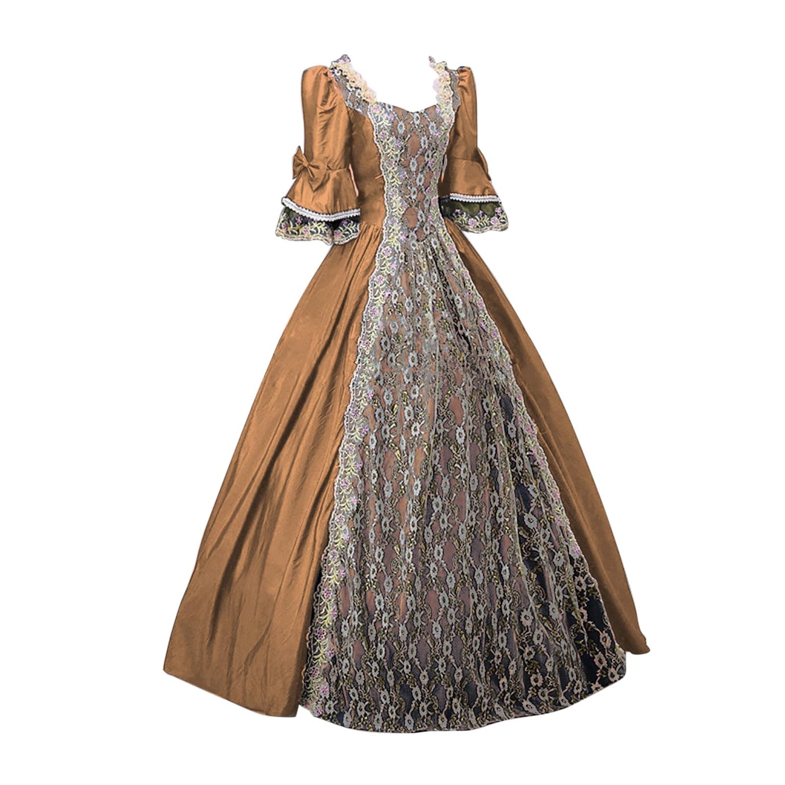 Women's Plus Size Vintage Dresses Victorian Queen-Style Masquerade Gowns, Rococo Baroque - Image 2