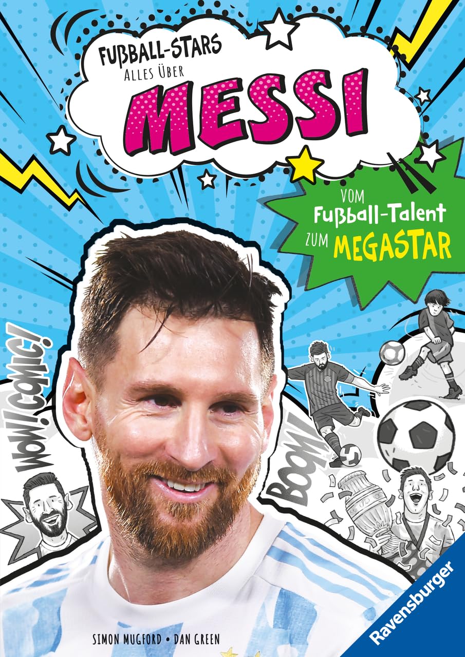 Die Fußball-Stars-Reihe in 6 Bänden + 1 exklusives Stickerset