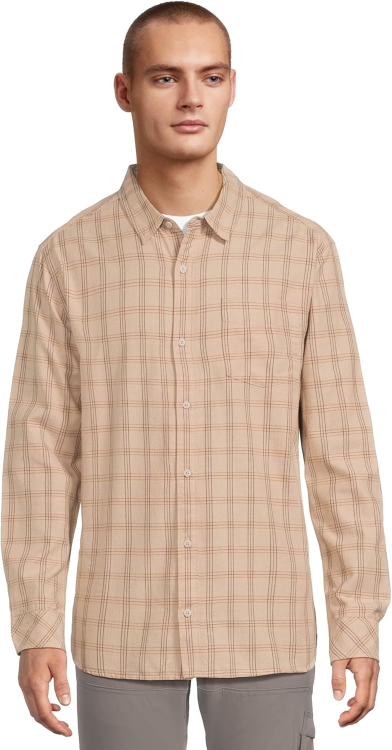 prAna Mens Los Feliz Flannel Shirt