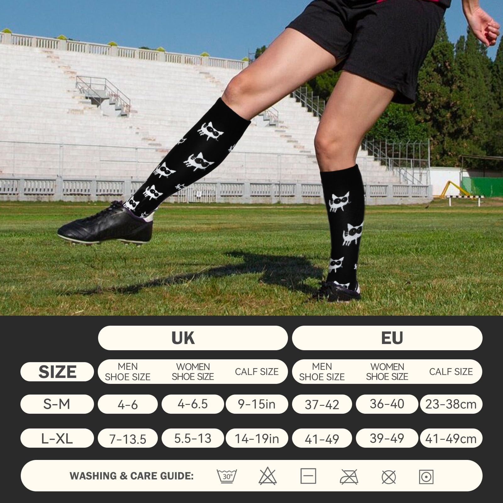 LEOSTEP 6 paires de chaussettes de compression pour hommes et femmes, soutien quotidien pour les voyages, le travail et le mode de vie actif, chaussettes respirantes confortables