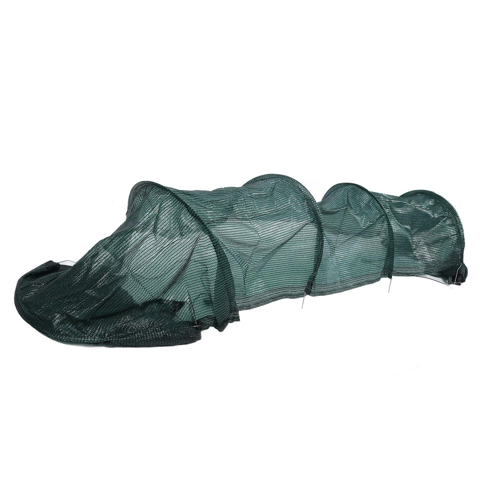 Serre Tunnel Portable de 300 Cm, 6 Piquets en Cercle (Blackish