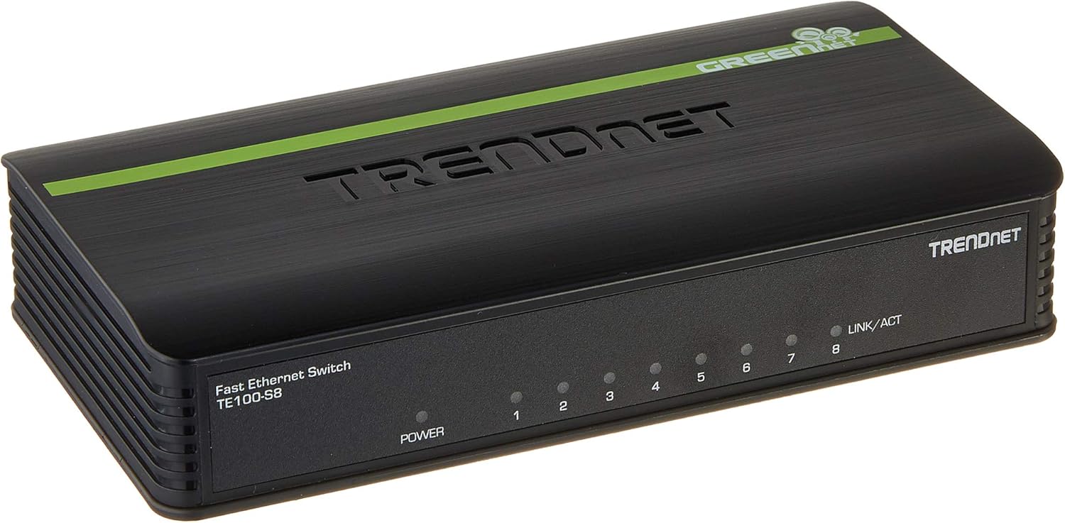 TRENDnet TE100-S8 8 Port 10 100 Mini Switch