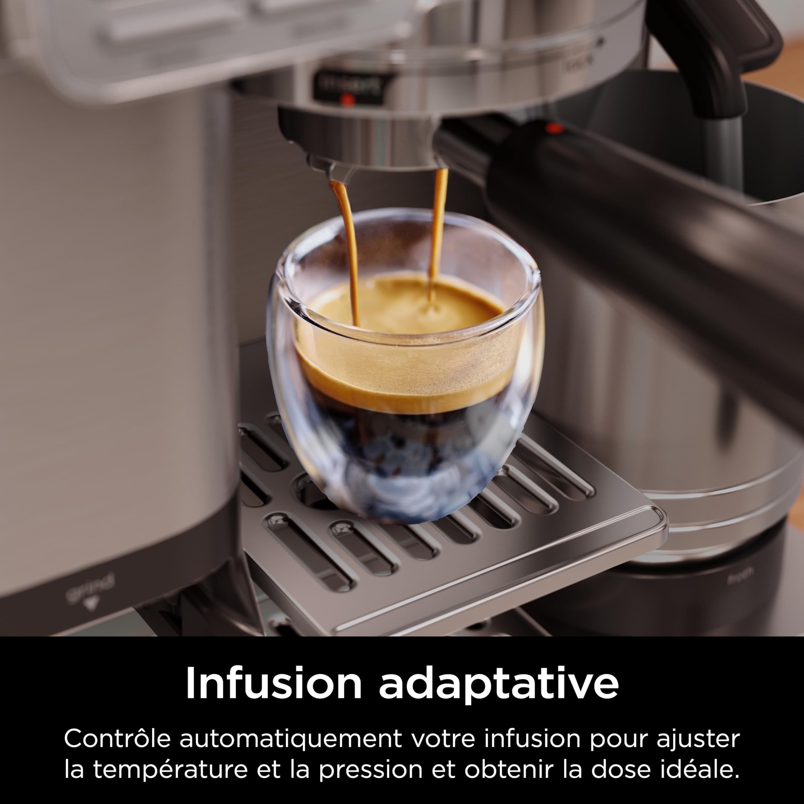 NINJA Machine à café Luxe Pro 3-en-1, Latte, Cappuccino ES701EU