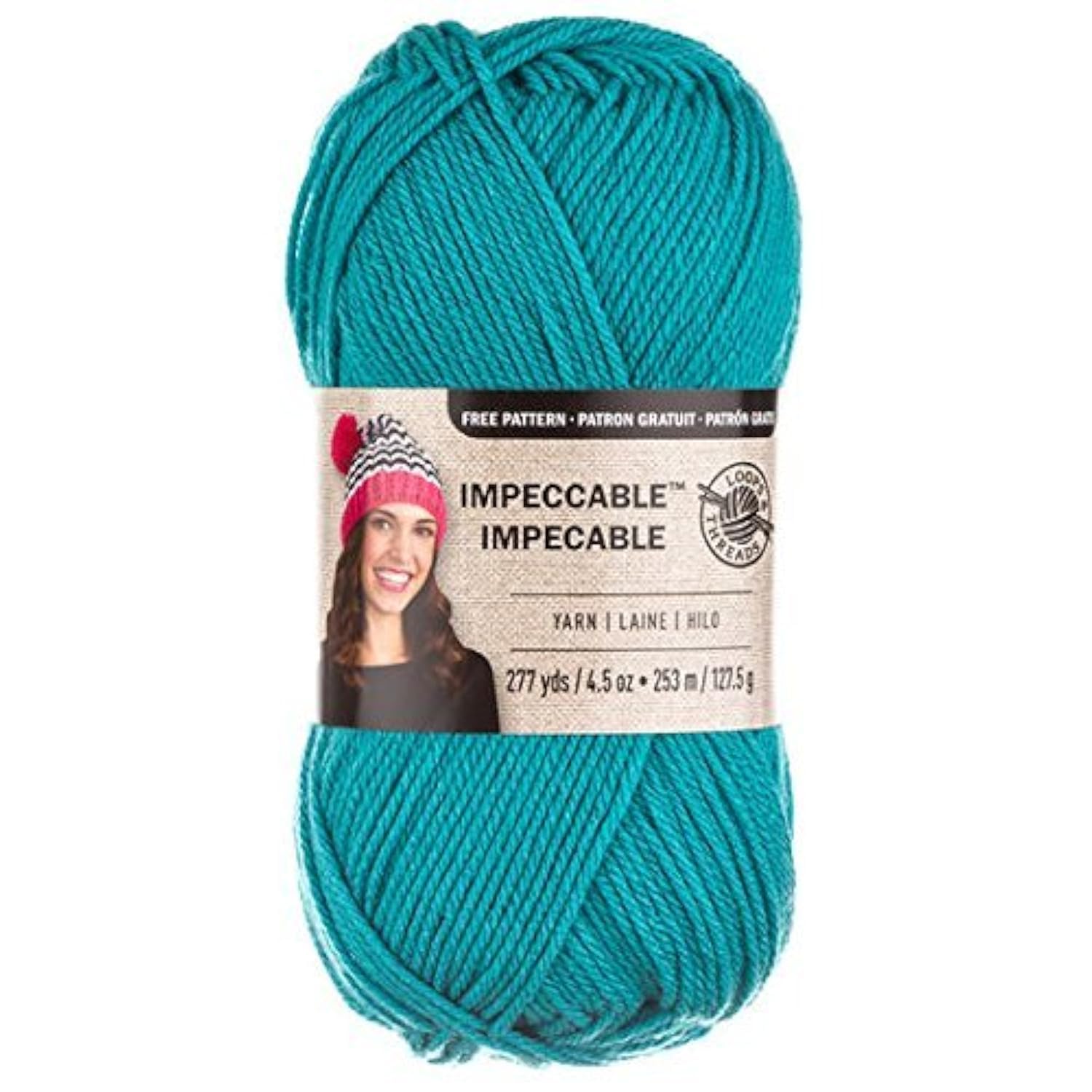 Loops & Threads Impeccable Yarn 4.5 oz. One Ball - Aqua