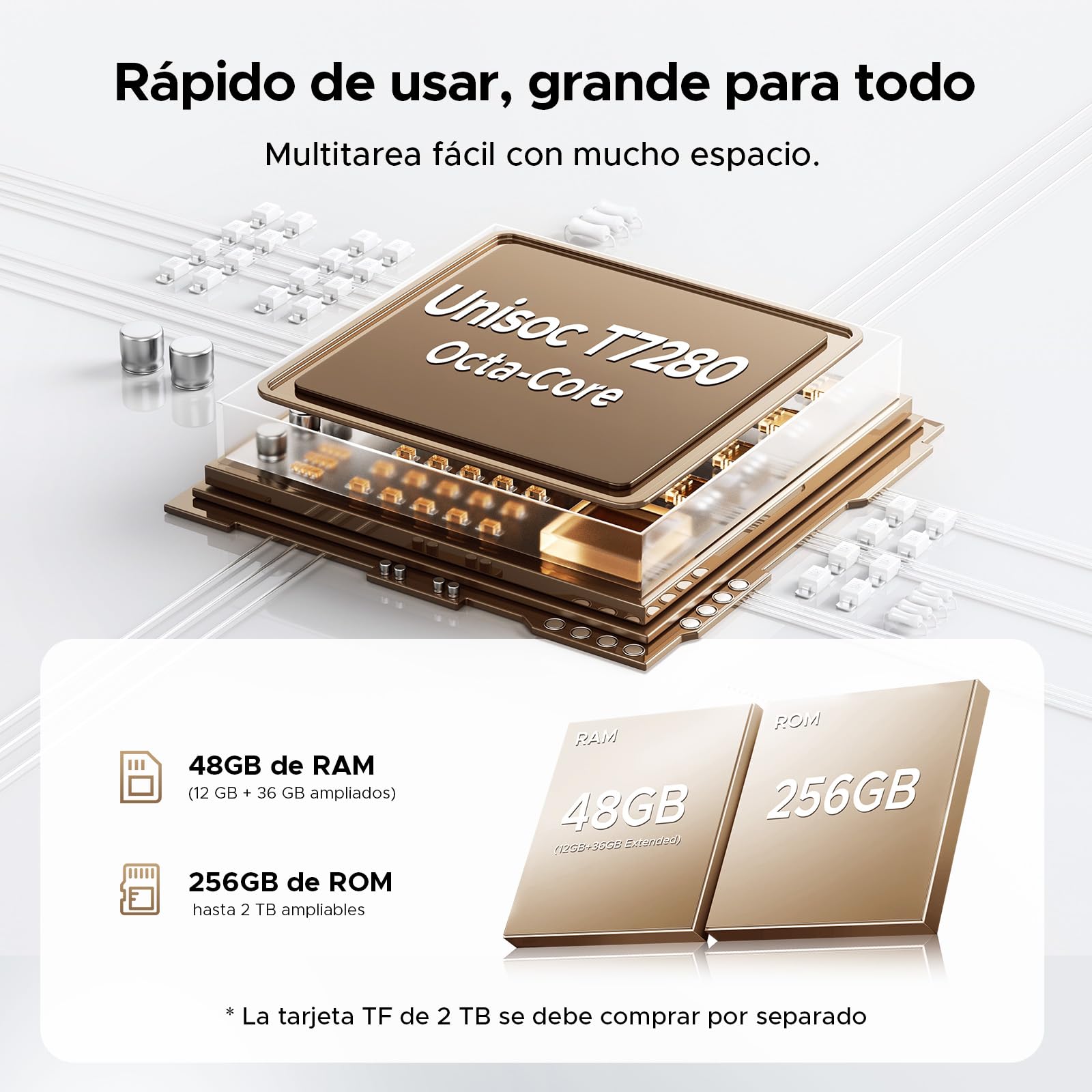 P13 Pro Tablet 13.4 Pulgadas 120Hz Android 16, 48GB RAM + 256GB(TF 2TB) Tablet con Teclado y Lapiz, T7280 Octa-Core, 12000mAh/18W, 16MP+8MP, Gemini AI, Widevine L1, Face ID, Dual SIM 4G, Negro