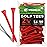 WHAMZ33 W Professional Bamboo Golf Tee 2-34 inch Tee Pack of 100, Red