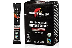 Mount Hagen [25 Count] Single Serve Instant Coffee Packets