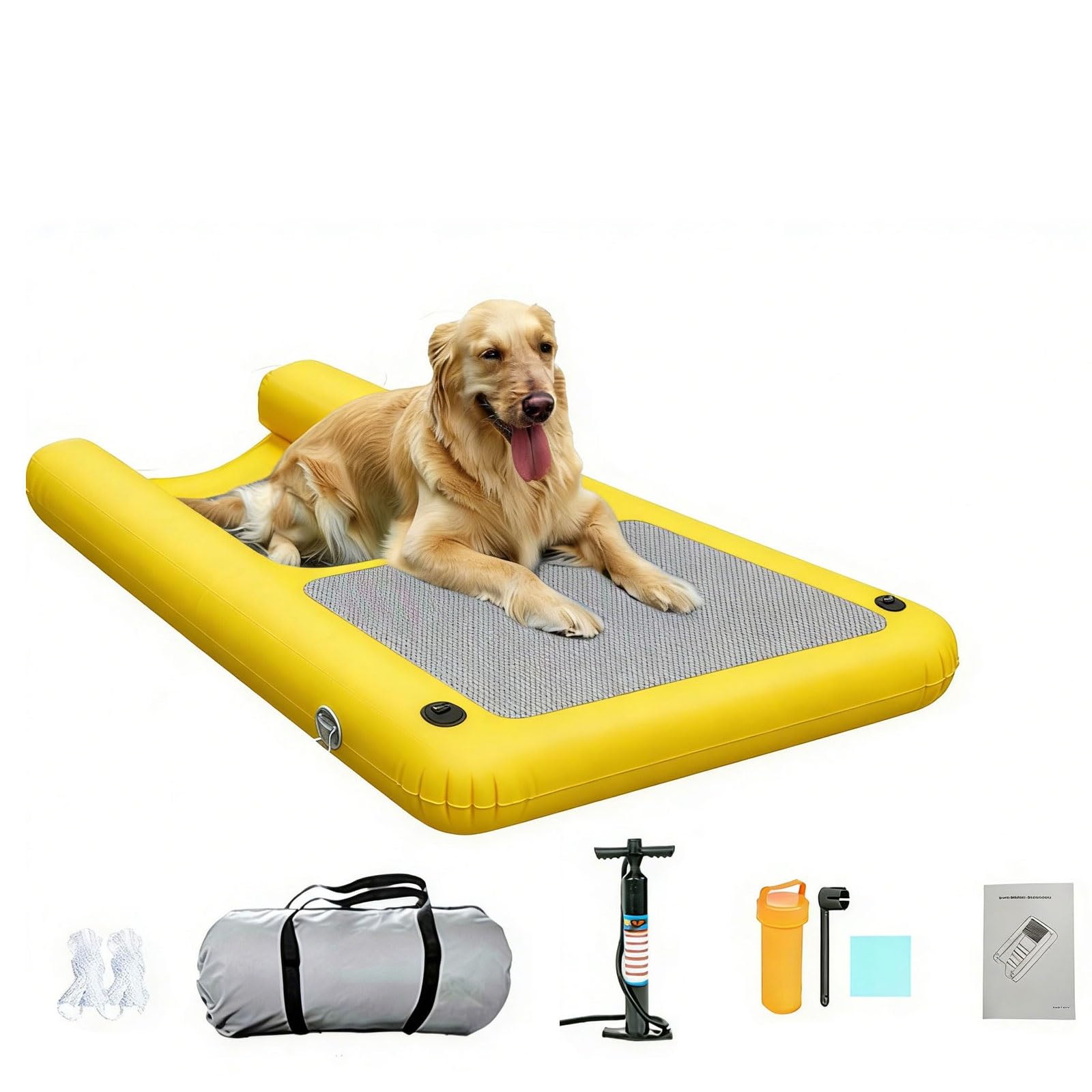 Rampe de piscines gonflable pour chiens pour éviter les noyades