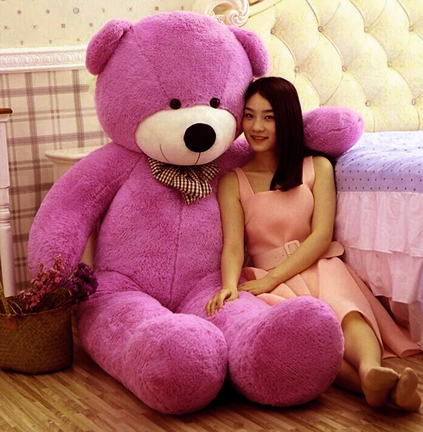 VS Toys Teddy Bear for Girls, Panda Teddy Bears, Teddy Bears Toys Big Size Latest (Purple, 7 Feet) (B09QB54MJX) Amazon Price History, Amazon Price Tracker