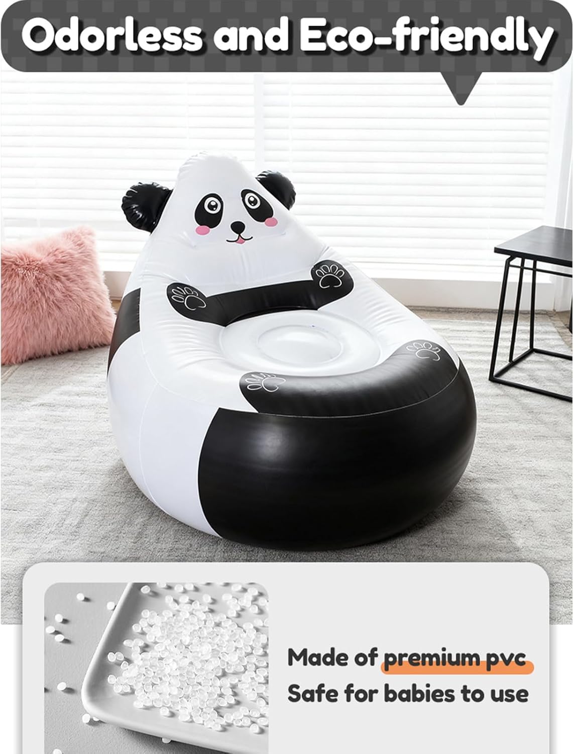 エアチェア,折りたたみ動物形チェア | アウトドアで使用できる快適なソファ - お子様のキャンプ、パティオ、ビーチ、旅行、室内、裏庭