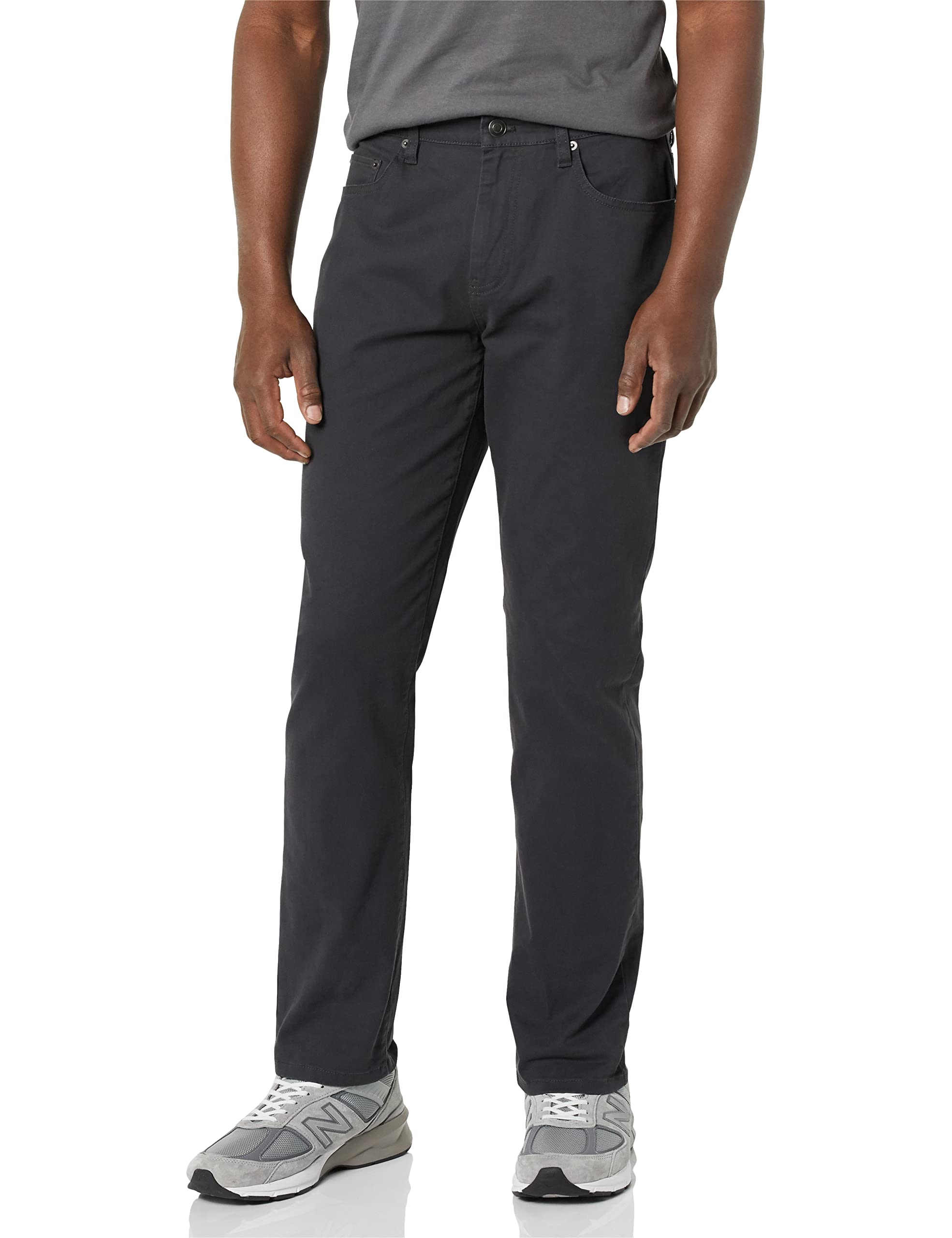 Amazon Essentials Men's Athletic-Fit Pants, 5-Pocket Stretch Twill Work, Big & Tall