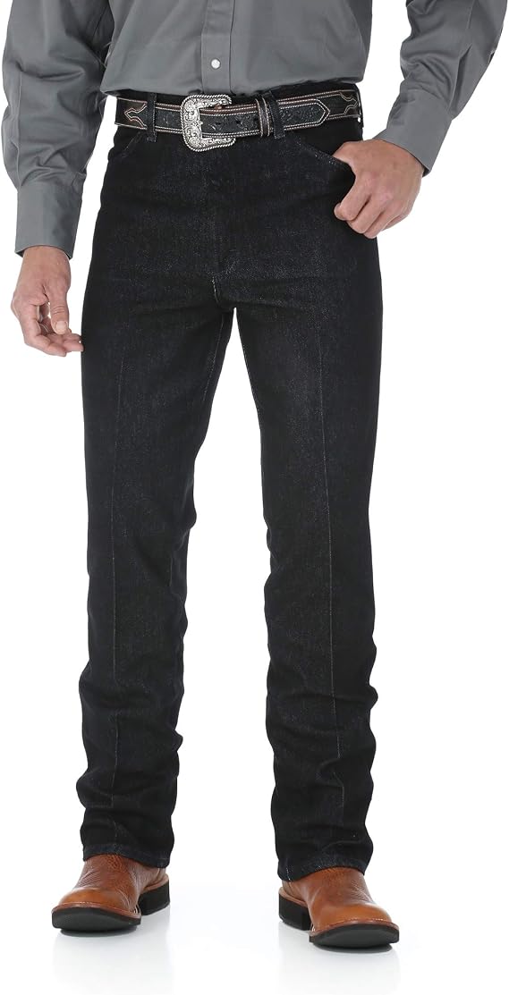 Amazon.com: Wrangler Men's Cowboy Slim Fit Stretch Boot Cut Jean : Ropa,  Zapatos y Joyería