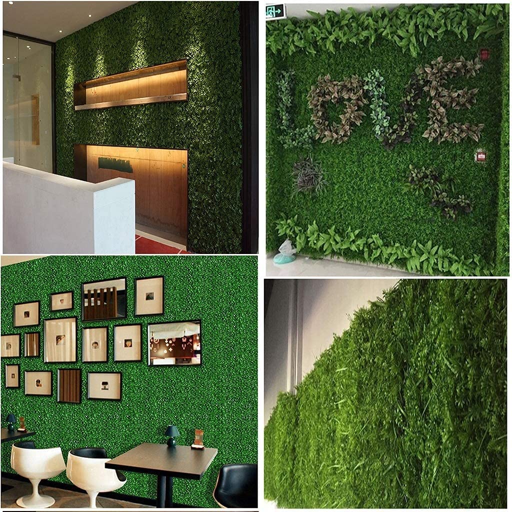 kunstpflanzen Wand innen Grünpflanzen Künstliche Heckenzaun Sichtschutzplatten | Outdoor-Gras-Grün-Efeu-Faux-Pflanzen-Wand-Hintergrund Für Garten-Hochzeits-Dekoration (Size : 1m²)