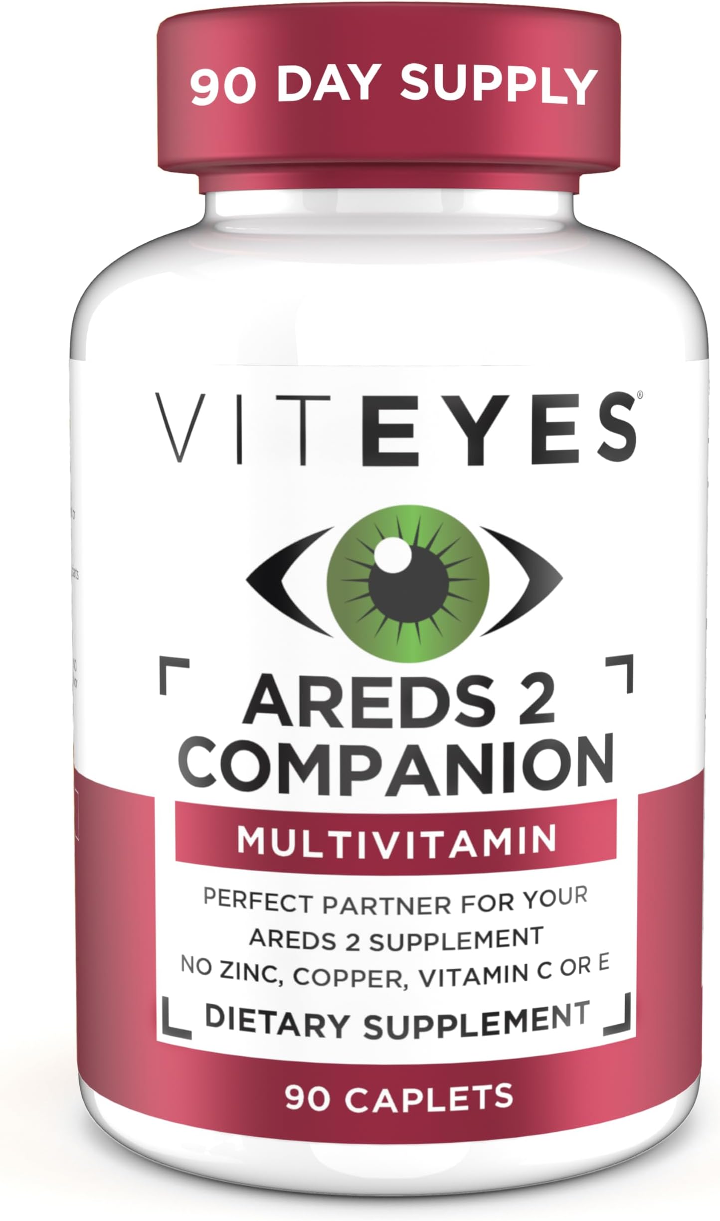 Classic AREDS 2 Companion Multivitamin Supplement, Comprehensive Multivitamin Formula for AREDS 2 Users, 90 Capsules