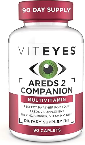 Viteyes Classic AREDS 2 Suplemento multivitamínico complementario, fórmula multivitamínica integral para usuarios de AREDS 2, 90 cápsulas