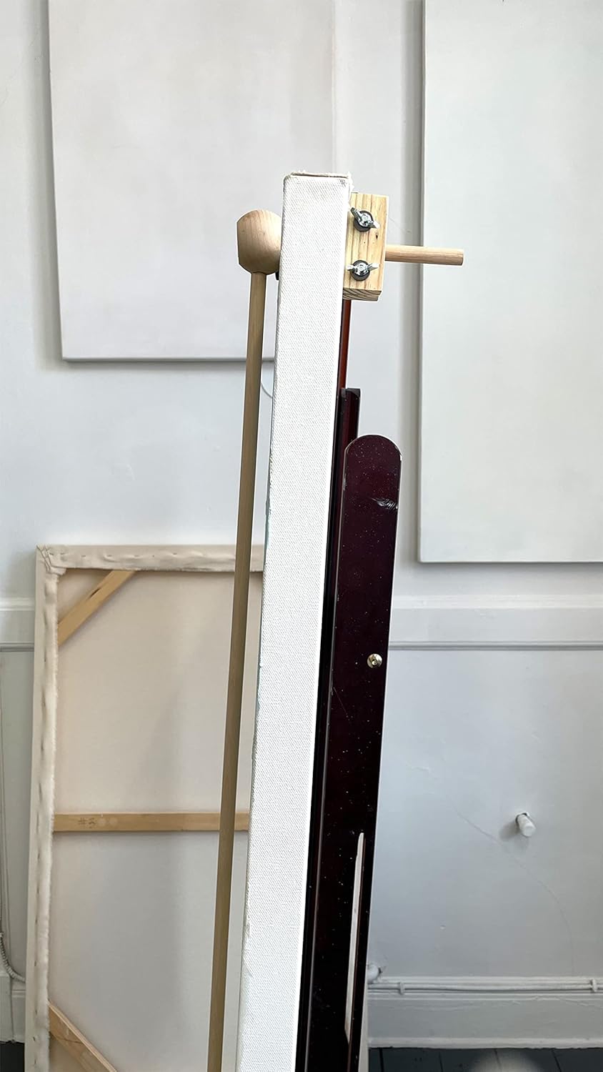 Mahl Stick - Ball Mahl - Adjustable stabilizing Tool for Supporting Artist Mobility 33 inches Improved New Oak Rod for Strength and durabilty