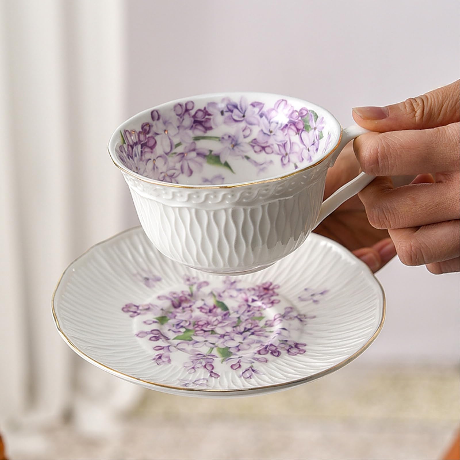 Taza de café de cerámica para desayuno de 200 ml, taza personalizada para el hogar, color claro, 200 ml