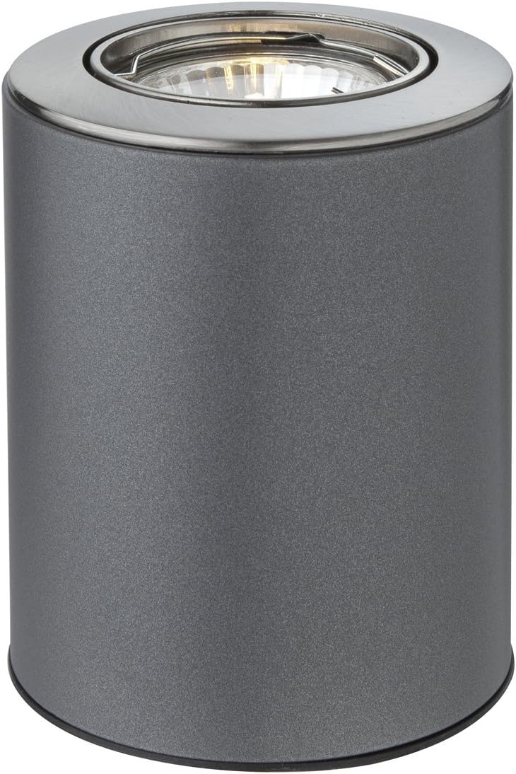 Firstlight Products Floodlite Up-Light Table/Floor Lamp, GU10, Satin Steel