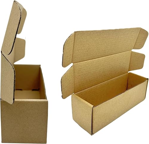 Miniatura 5 de Cajas de envío pequeñas de 6 x 3 x 1 pulgadas, paquete de 50 cajas de envío de cartón corrugado, caja de correo móvil para negocios