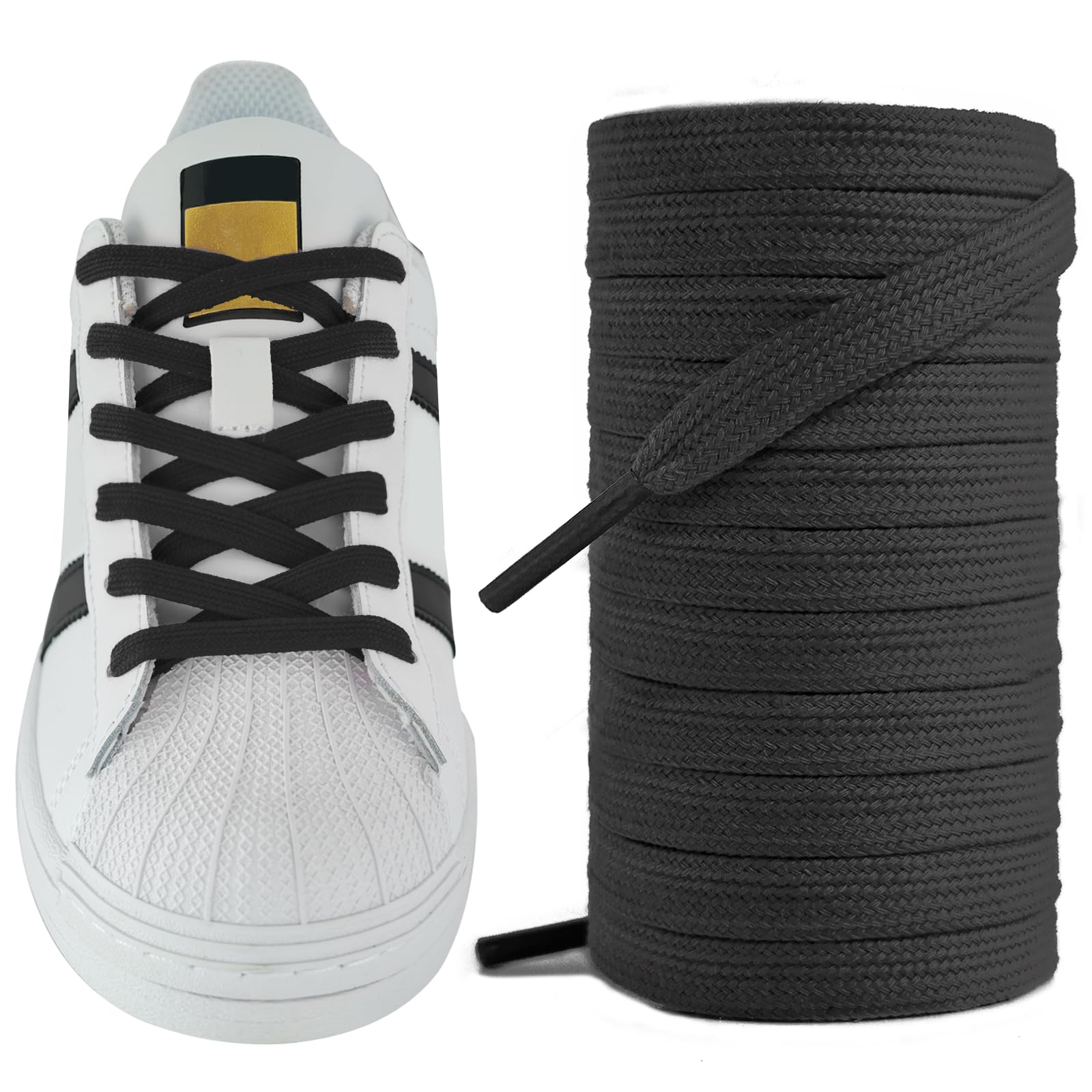 Uamglsob Cotton Shoelaces For Adidas Superstar Samba Gazelle