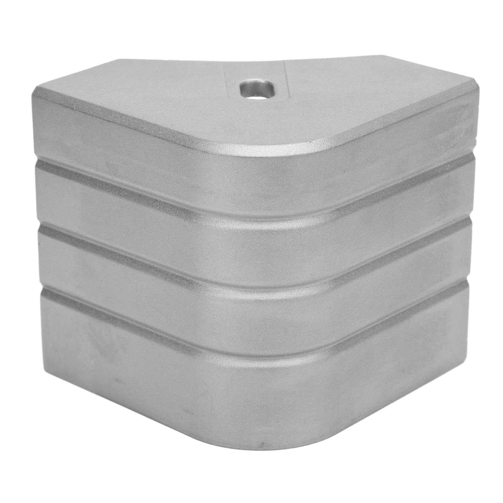 Photo 1 of ***THERES ONLY 1 INCLUDED***CHEOTIME Pontoon Boat Corner Caps, Crest Style Corner Cap Aluminum Deck Corner Casting Crest PA, Suitable for 90 Rounded Corner, not 90 Right Angles.Height: 3-1/8 to 3-3/16 Top: 3-1/8 to 3-3/16***THERES ONLY 1 INCLUDED***