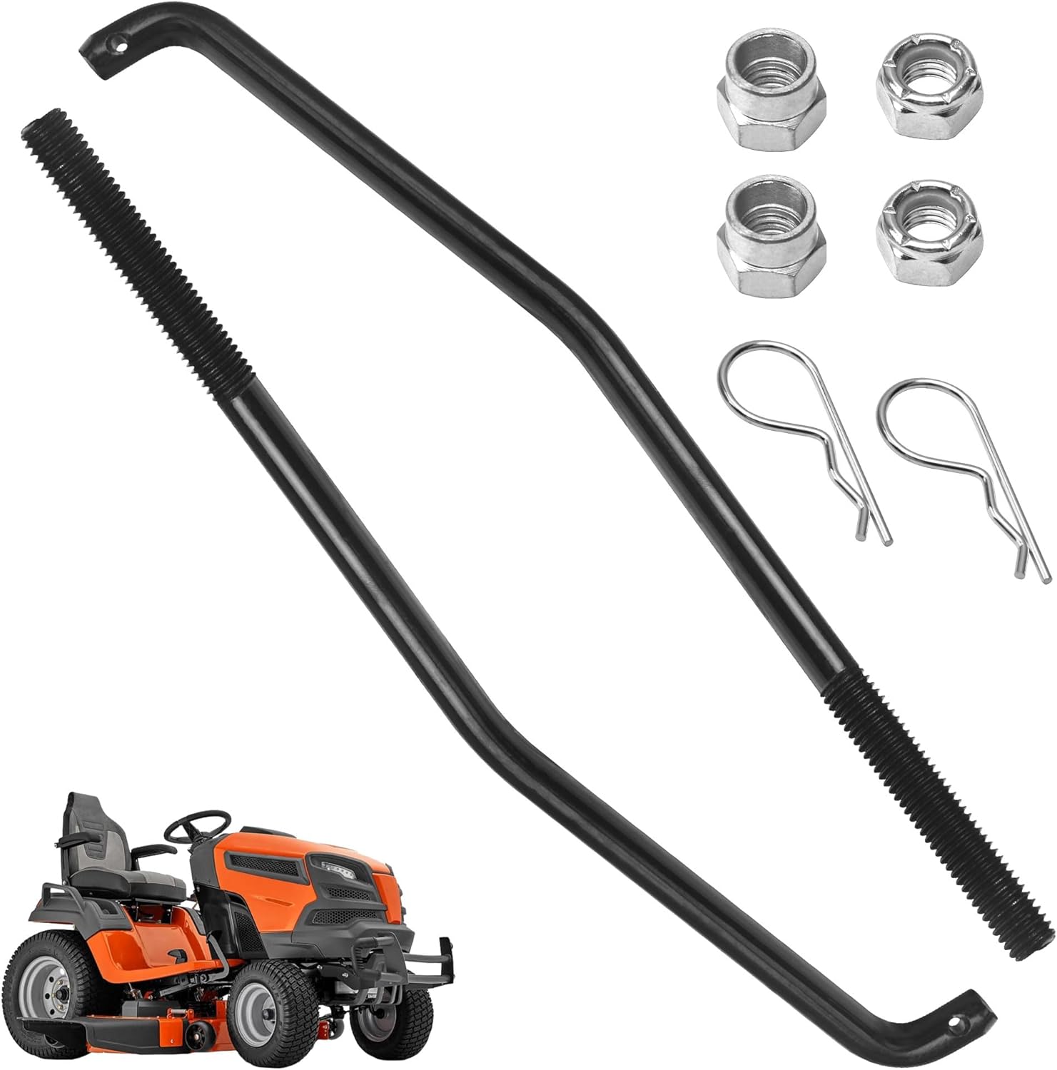 2 Pack 532173288 Deck Link Kit Compatible with Craftsman, Husqvarna, Poulan YTH18542, YTH2242, YTH180, CTH151, CTH192, CT130, CT131, CT141 Lawn Mower, Replace 173288 73350800 73800800 163552