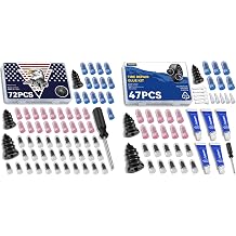 AUTOWN 119Pcs Tire Repair Rubber Nail Kit with Glue - 100 Screw in Tire Plugs plus Scraper Dropper Tools for Car Truck SUV Motorcycle