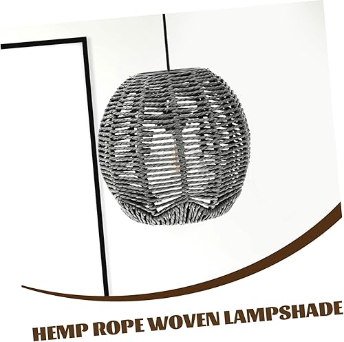 Miniatura 5 de DOITOOL Pantalla de lámpara de araña, pantallas de lámpara de araña, cubierta de lámpara de cuerda, pantalla de lámpara duradera, lámpara colgante