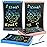 KOKODI 8.5 Inch 10 Pack LCD Writing Tablet for Kids, Colorful Doodle Board, Car Trip Travel Learning Toys, Erasable Drawing Pad, Birthday Gifts for Boys Girls Age 3 4 5 6 7 8(Blue & Pink)