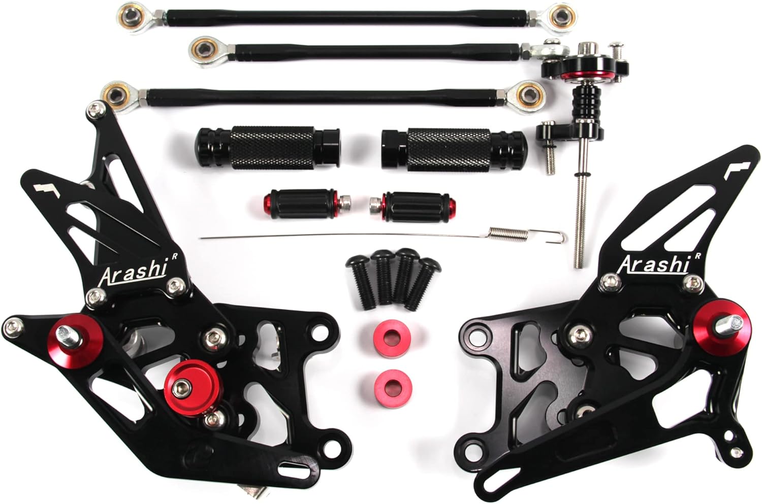 Arashi Rearsets Footrests FootPegs for HONDA CBR600RR 2007