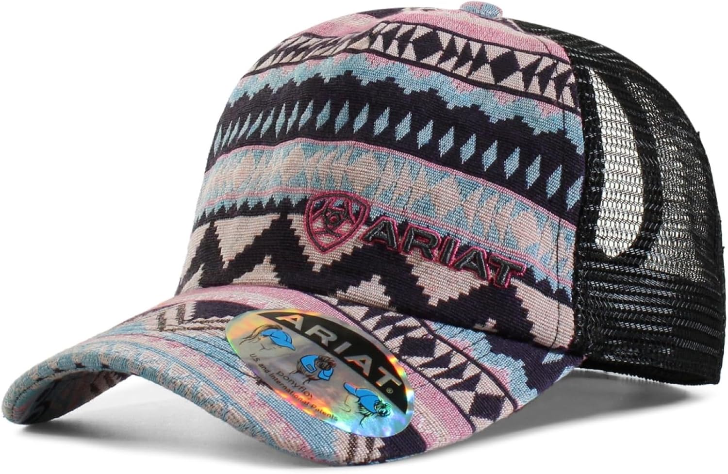 ARIAT M&F Western Ladies Cap Tribal Print Pink