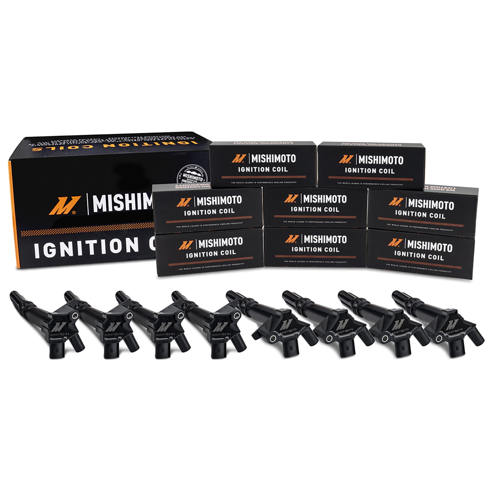 Mishimoto Ignition Coil 8 pack compatible with Ford F-150 Raptor 6.2L 2010-2014