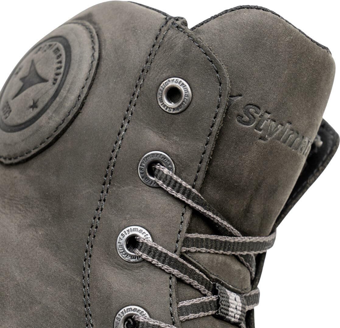 Stylmartin Tank WP Leather scarpe da moto impermeabili, marrone, 44