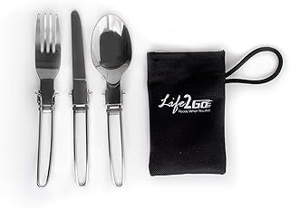 10 Top Compact Camping Utensil Kits 10 Portable Stainless Steel Cutlery Set