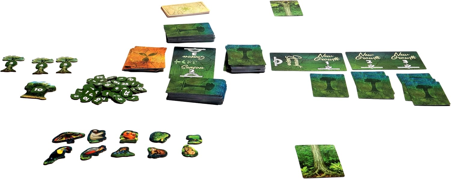 Weird City Games: Canopy, Card Game, Fast and Fun Gameplay, Features 25 Unique Species of Rainforest Animals and Plants, Solo or Multiplayer Option, For Ages 8 and up