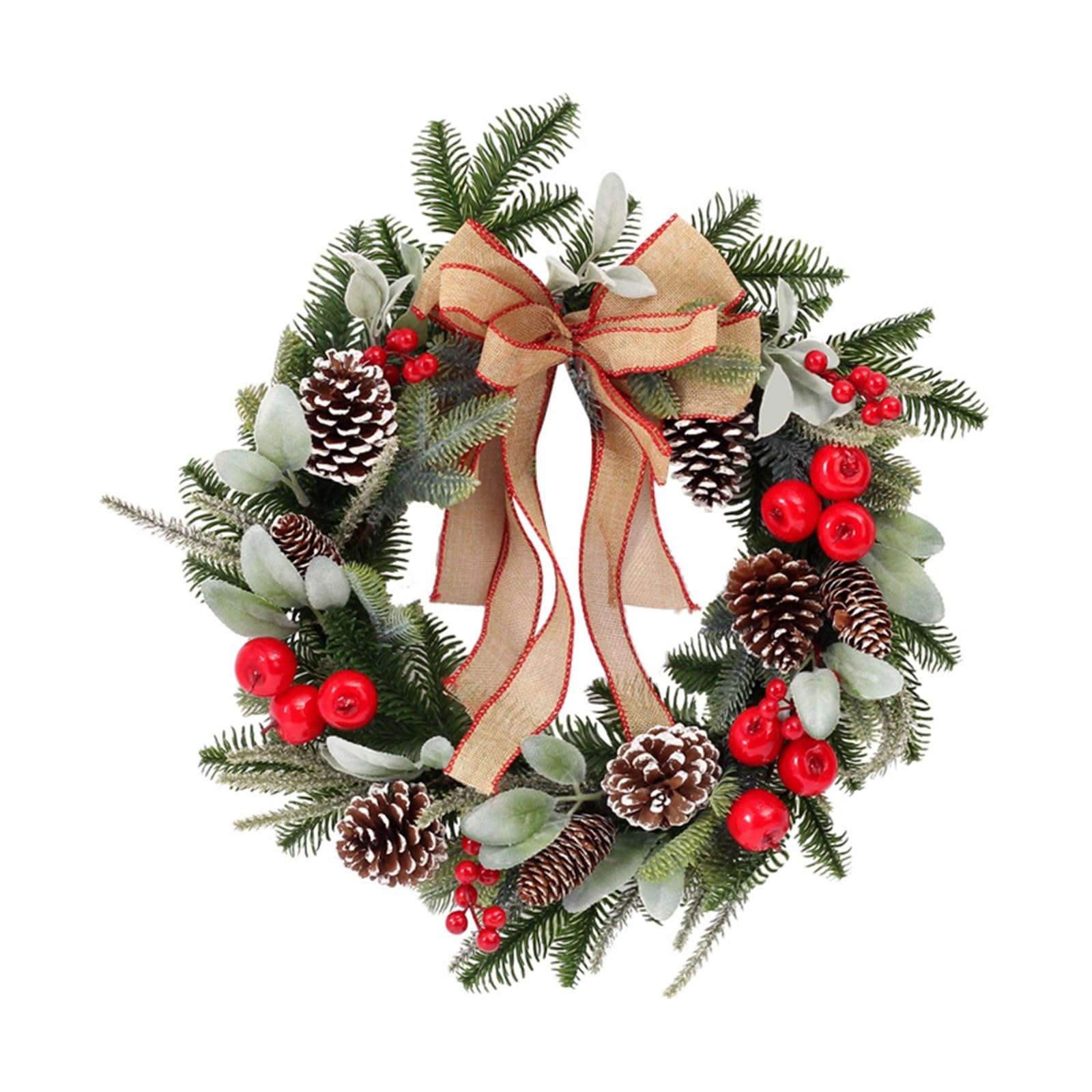Guirlande Noël Sapin et Eucalyptus pour Habiller vos Portes et Fenêtres